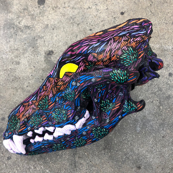 MOONRISE WOLF (WOLF SKULL)