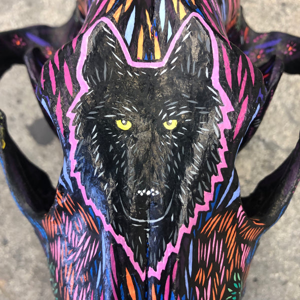 MOONRISE WOLF (WOLF SKULL)