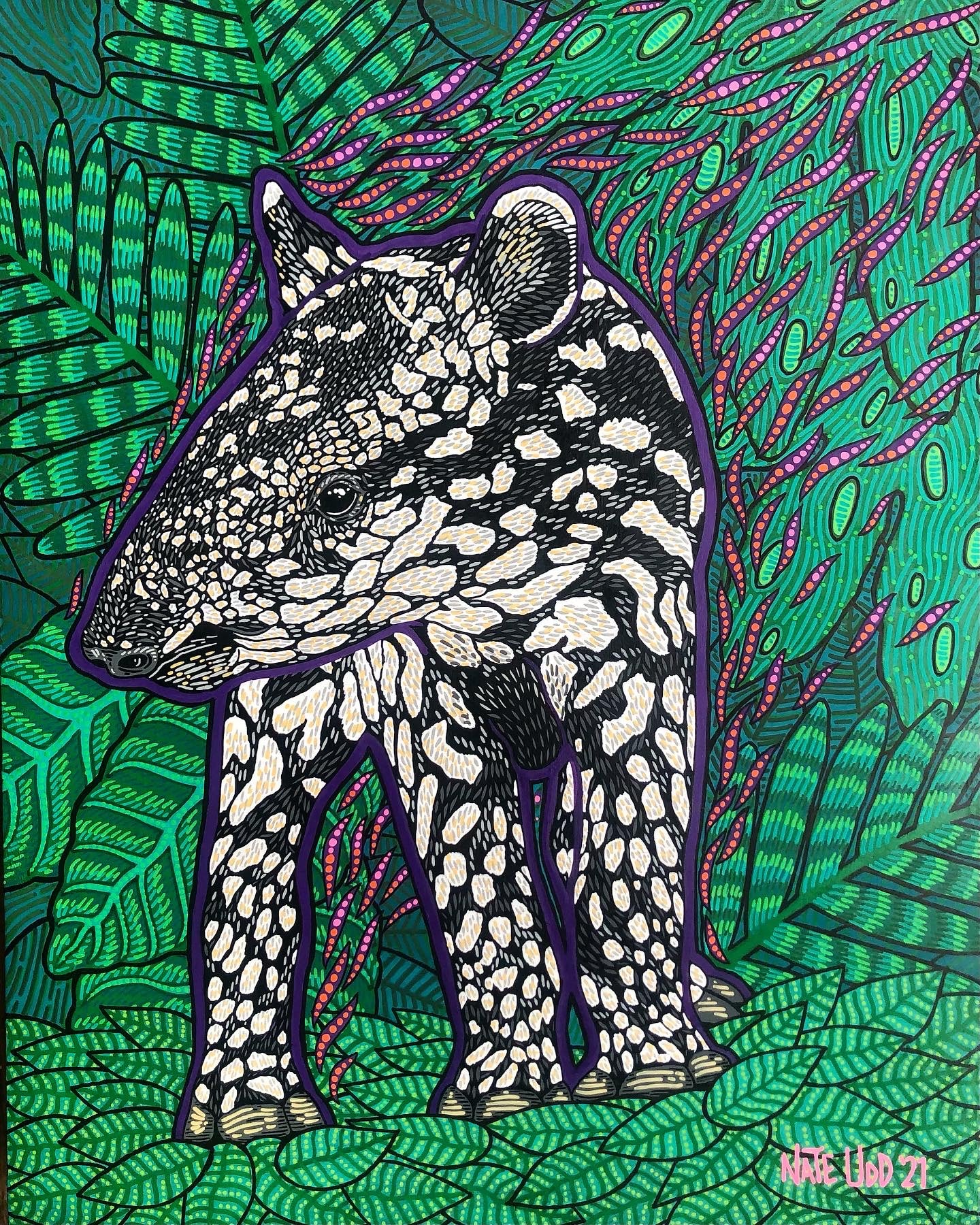 MALAYAN TAPIR: PORTRAIT