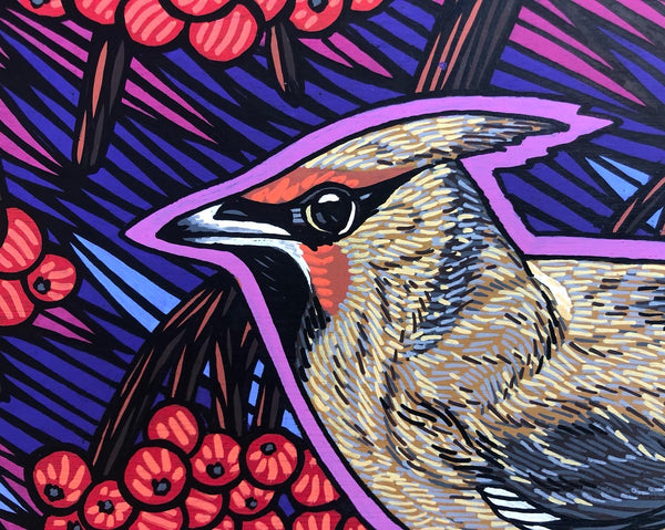 BOHEMIAN WAXWING *sold*